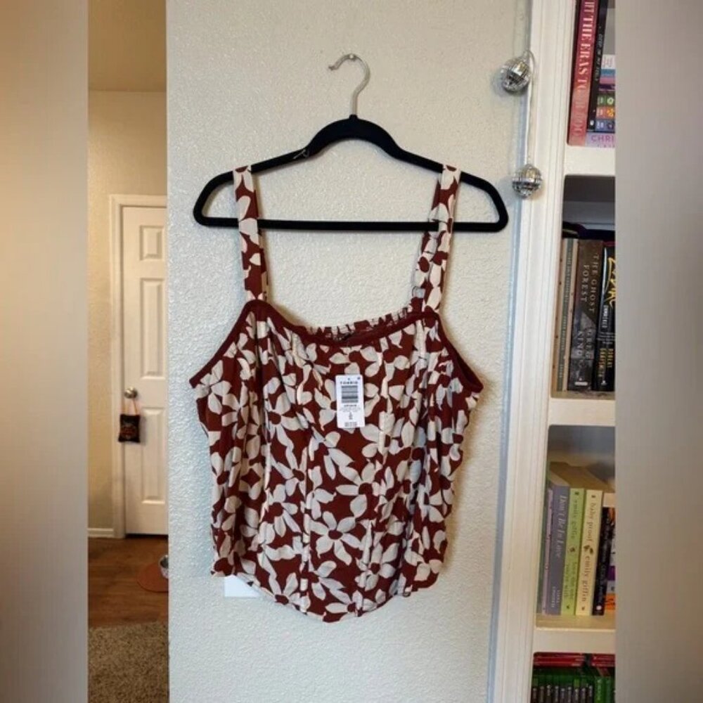 NWT TORRID FLORAL CORSET CROP TOP - SIZE 4 - Picture 6 of 12